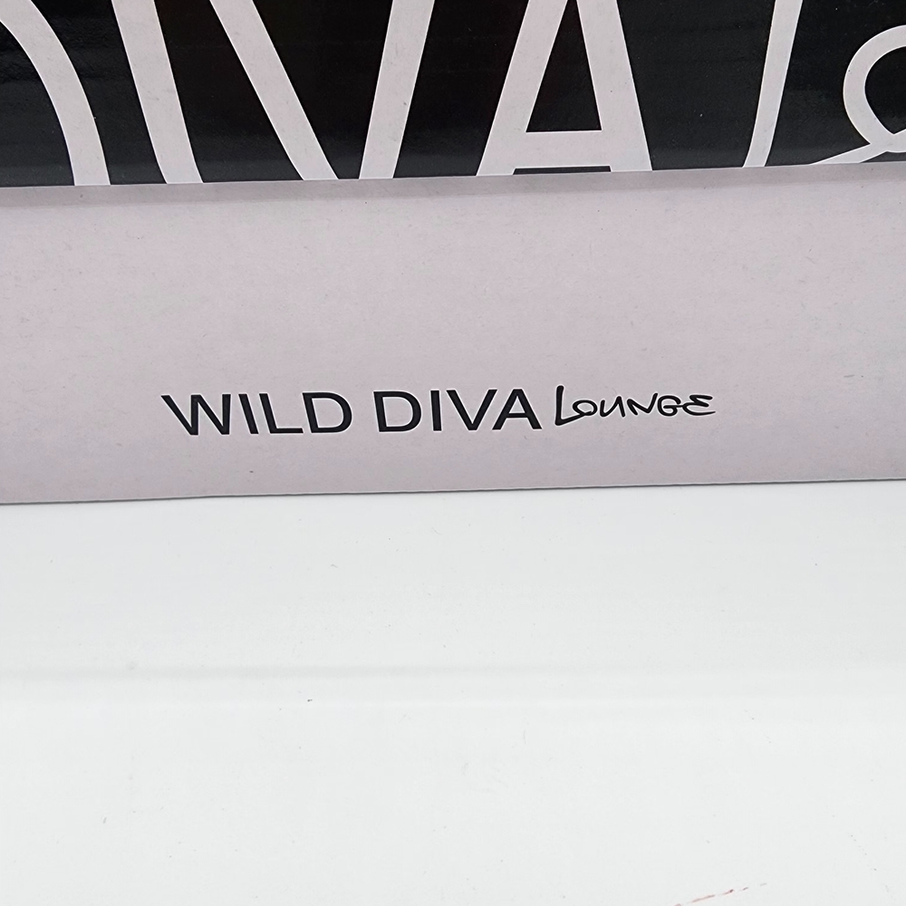 Wild Diva Black and White Women's Sneakers W/White Crystal Accents - Picture 7 of 13